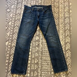 Polo classic dungarees Men's Blue Jeans size 35X32 (P208)